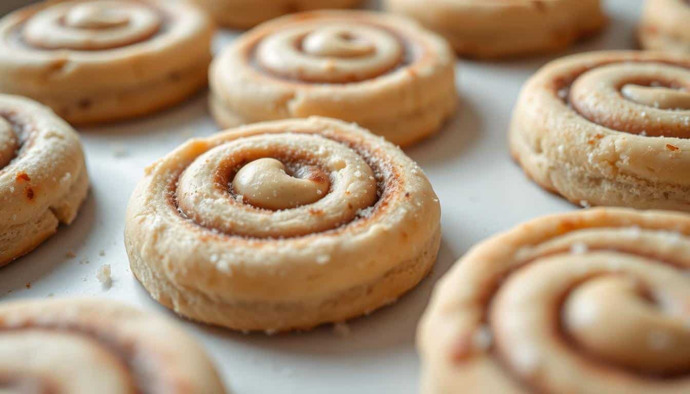 soft and chewy cinnamon roll sugar cookies recipe