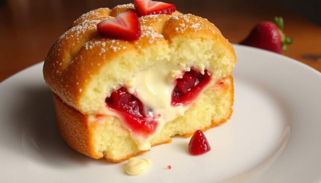 Strawberry Cheesecake Dump Cake