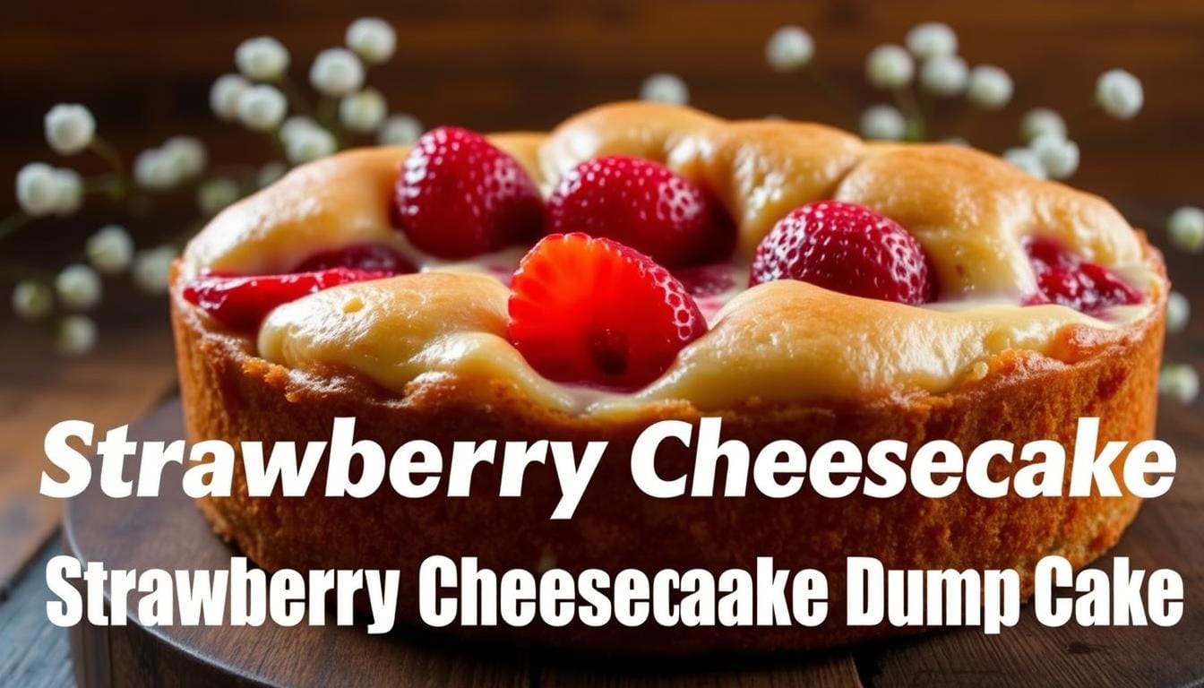 Strawberry Cheesecake Dump Cake Recipe