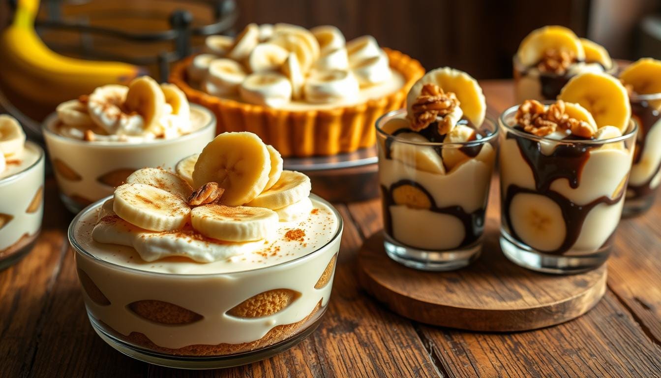 easy banana desserts no bake