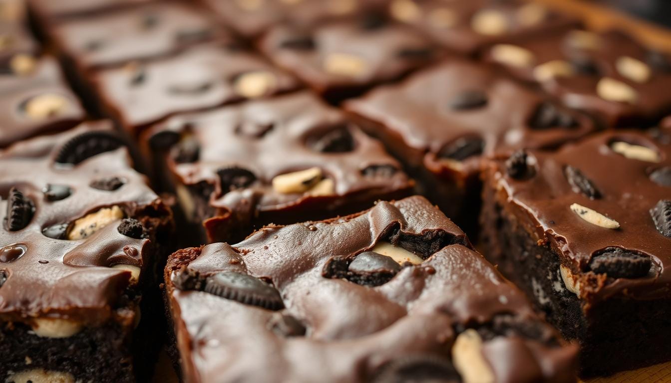 Fudgy oreo brownies