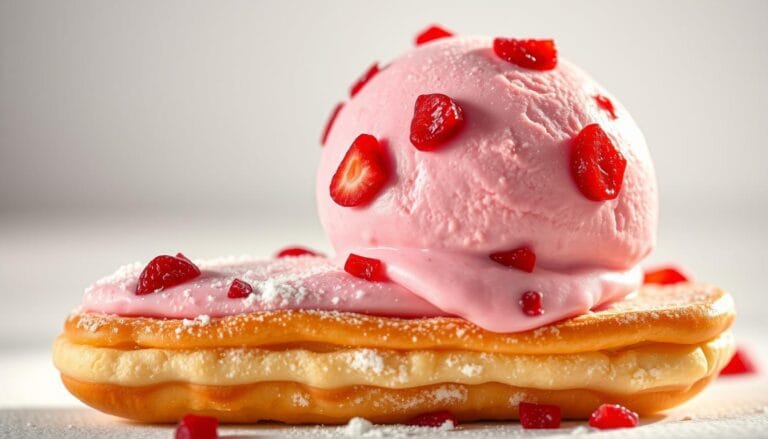 strawberry eclair ice cream