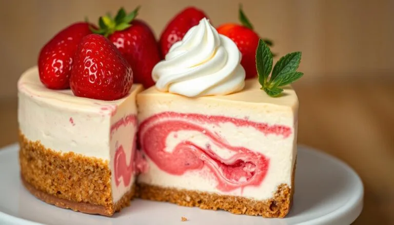 strawberry shortcake cheesecake