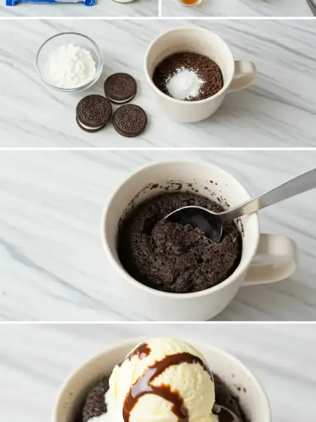How to Make Oreo Mug Cake in Just 5 Minutes