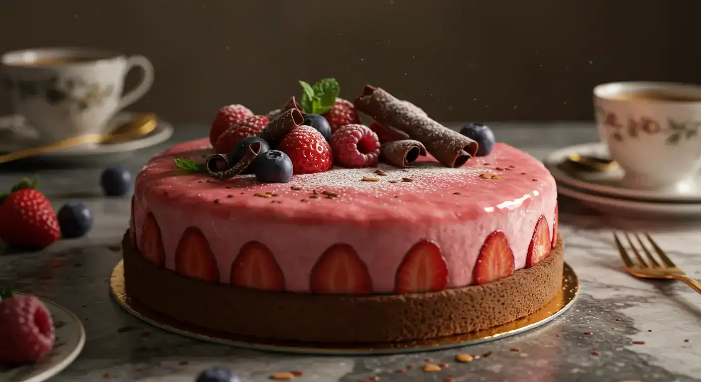 easy strawberry cake recipe
