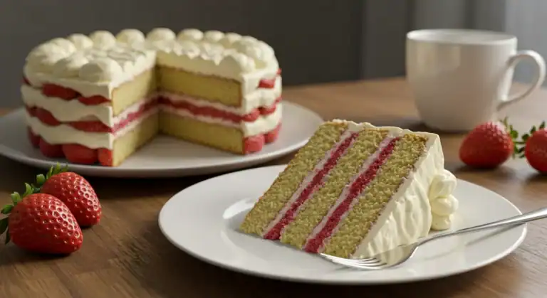 easy strawberry cake recipe