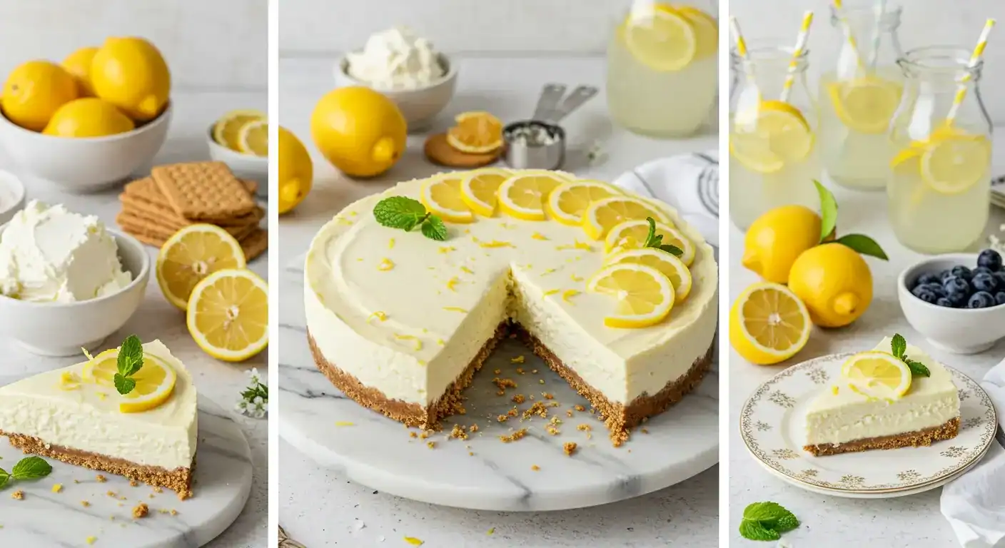 no bake lemon cheesecake