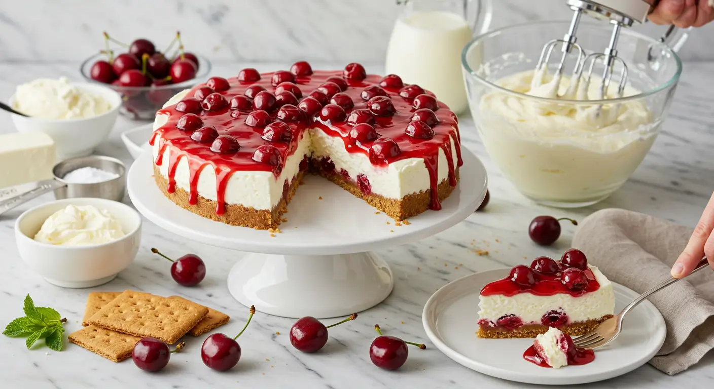 cherry cheesecake recipe no bake